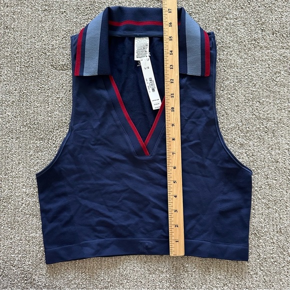 PINK Victoria’s Secret Soft Seamless Polo Tank Top Size Large - Picture 7 of 8